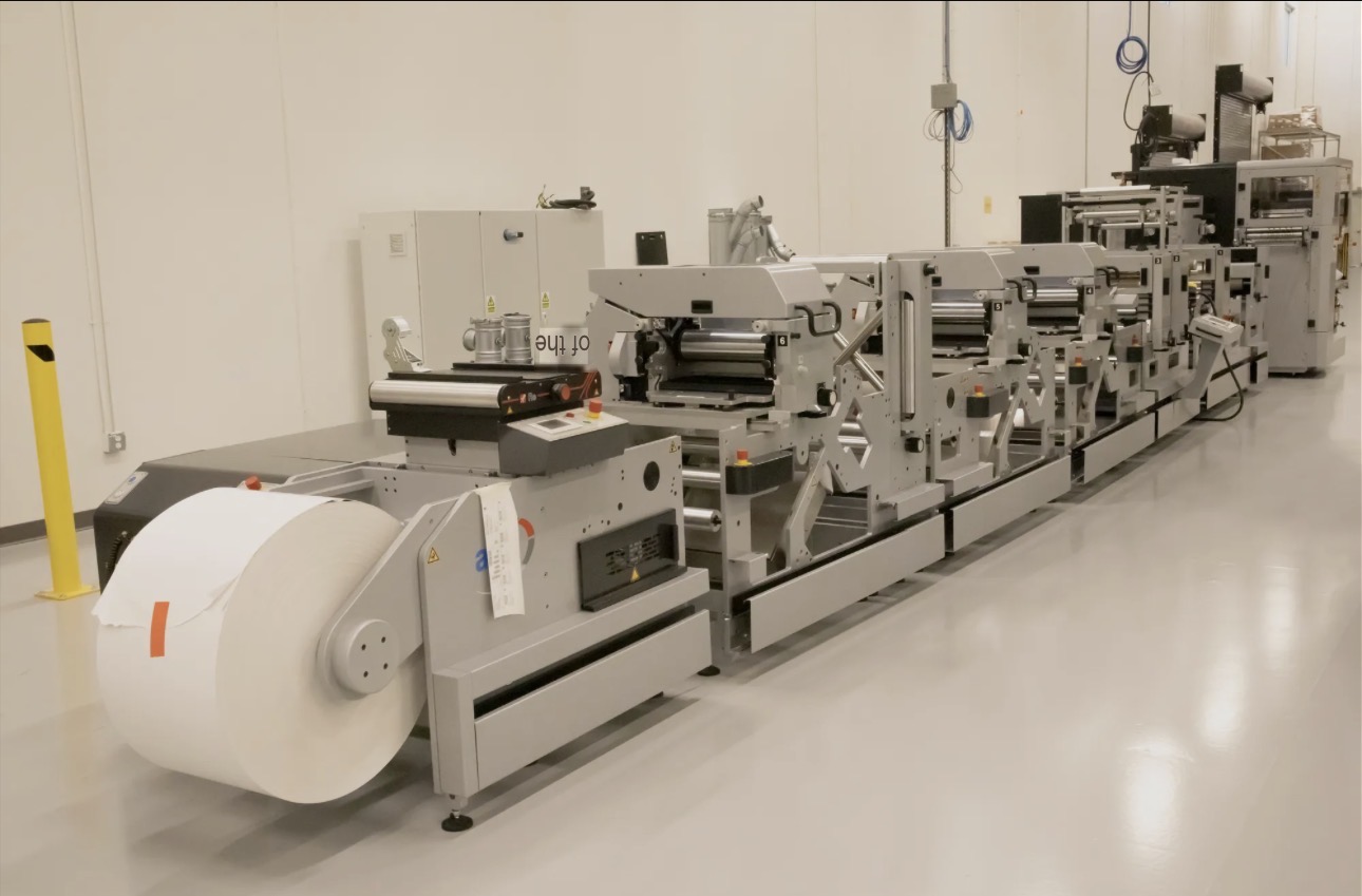 Printing machinery in a facility